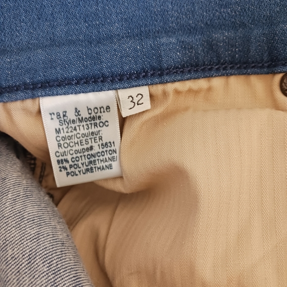 Rag & Bone Skinny Leg Jean in Rochester Wash - Picture 9 of 13
